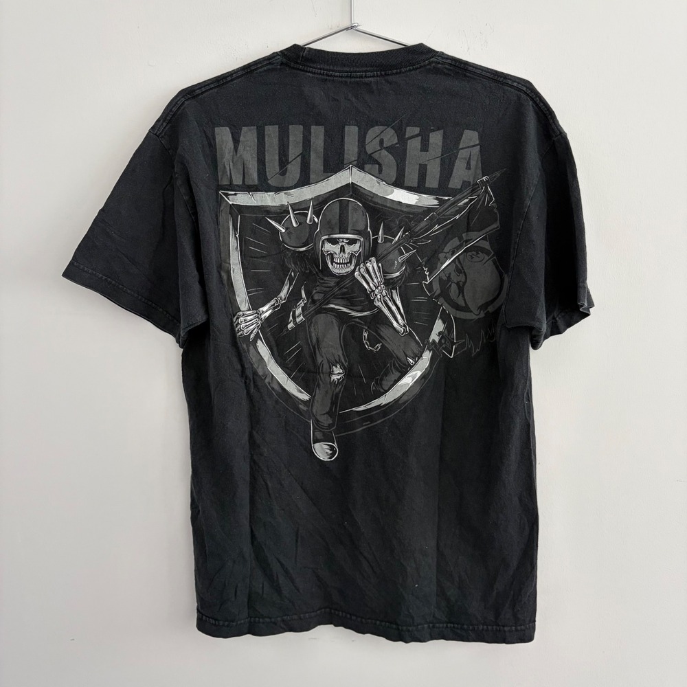 Metal Mulisha Nation Mens Graphic T-Shirt Black Skeleton Reaper Large